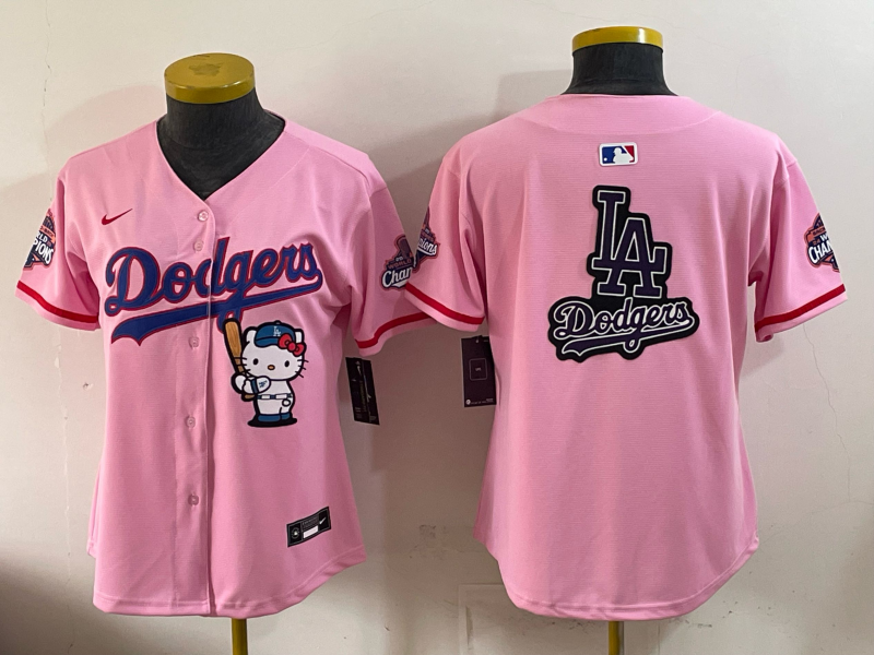 women Los Angeles Dodgers blank pink Game 2026 Nike MLB Jersey 053001